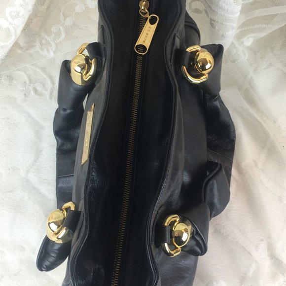 CC Skye Black Leather Shoulder Bag - Picture 7 of 8